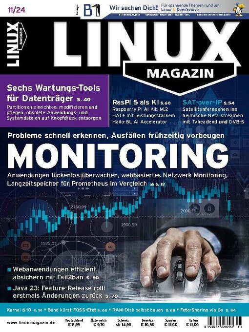 Title details for Linux Magazin germany by Computec Media GmbH - Available